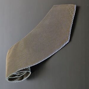 Lauren Ralph Lauren 100% Silk Mens Tie, Navy/gold